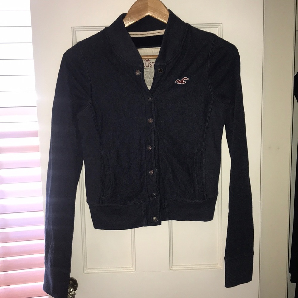 Hollister Bomber Sweatshirt Jacket